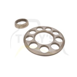 PLATE - RETAINING PUMP HYD