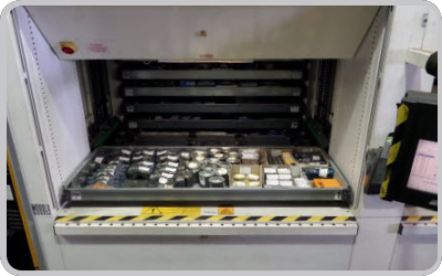 Tilly's Crawler Parts - Vertical Lift Shelf