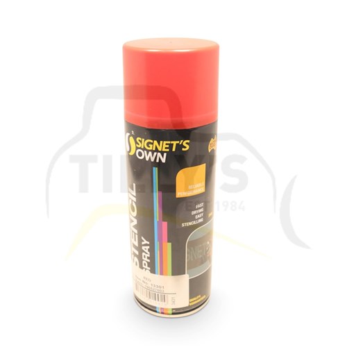 PAINT STENCIL SPRAY RED