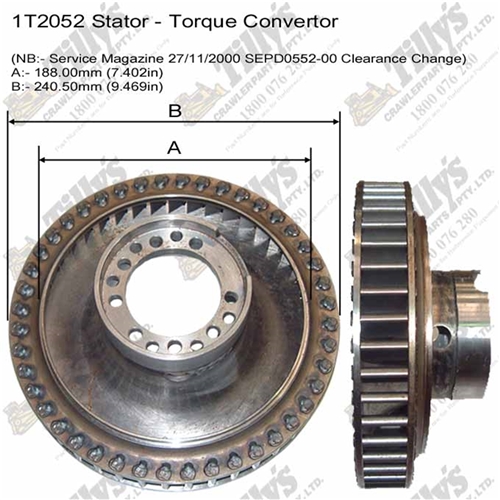 STATOR CONVERTER TORQUE Tilly’s Crawler Parts