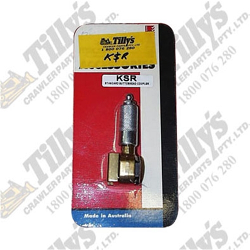 GREASE ADAPTOR - BUTTON HEAD